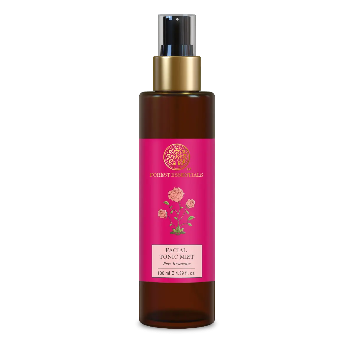 Forest Essentials Facial Tonic Mist Pure Rosewater 130ml Front