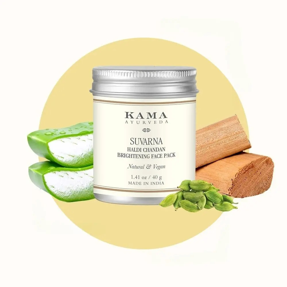 Kama Ayurveda Suvarna Haldi Chandan Brightening Face Pack Main