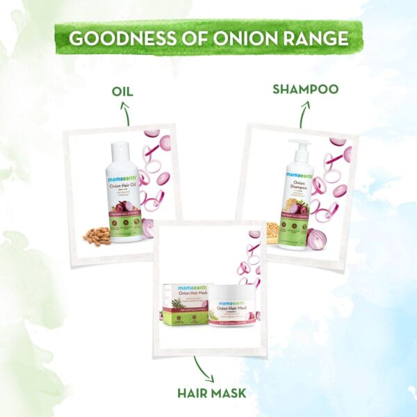 Mamaearth Onion Conditioner for Hair Growth and Hair Fall Control with Onion and Coconut Related